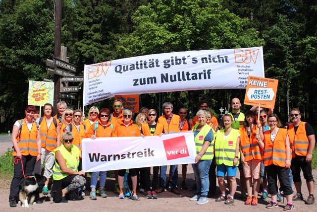 – Streik-Wandertag im Biosphärenreservat Vessertal. Fotos: Doreen Huth